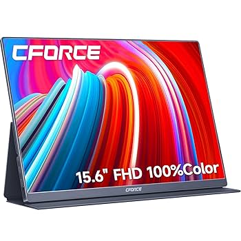 専用　モニターC75 Amazon.co.jp: c-force の携帯用モニター、15.6